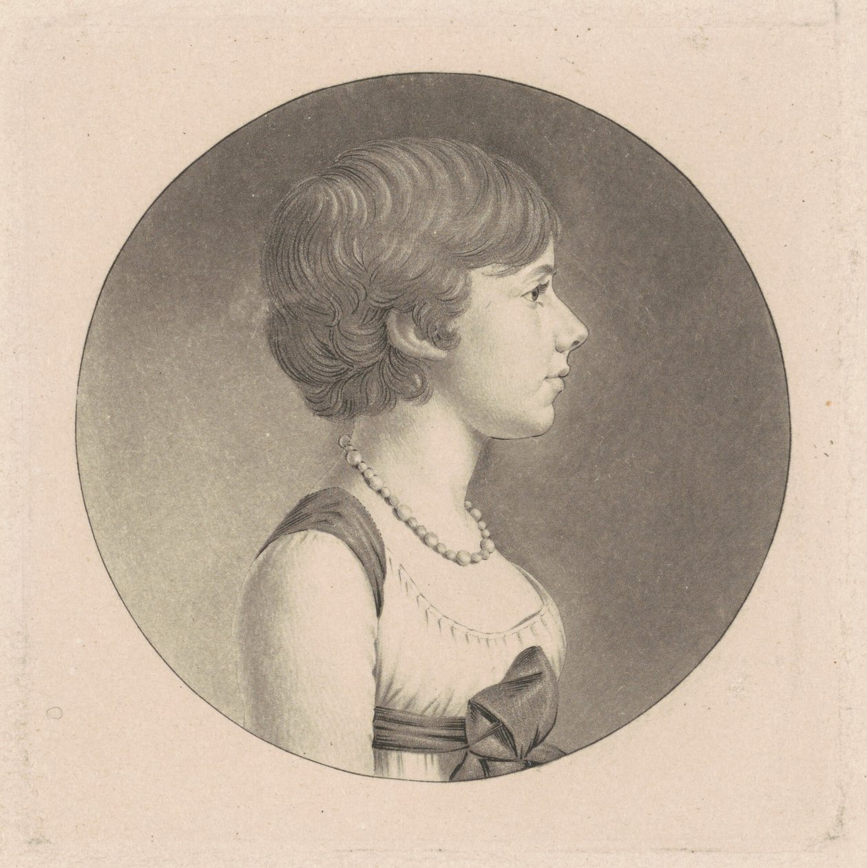 Louisa DuPonceau von Charles B. J. Févret de Saint Mémin