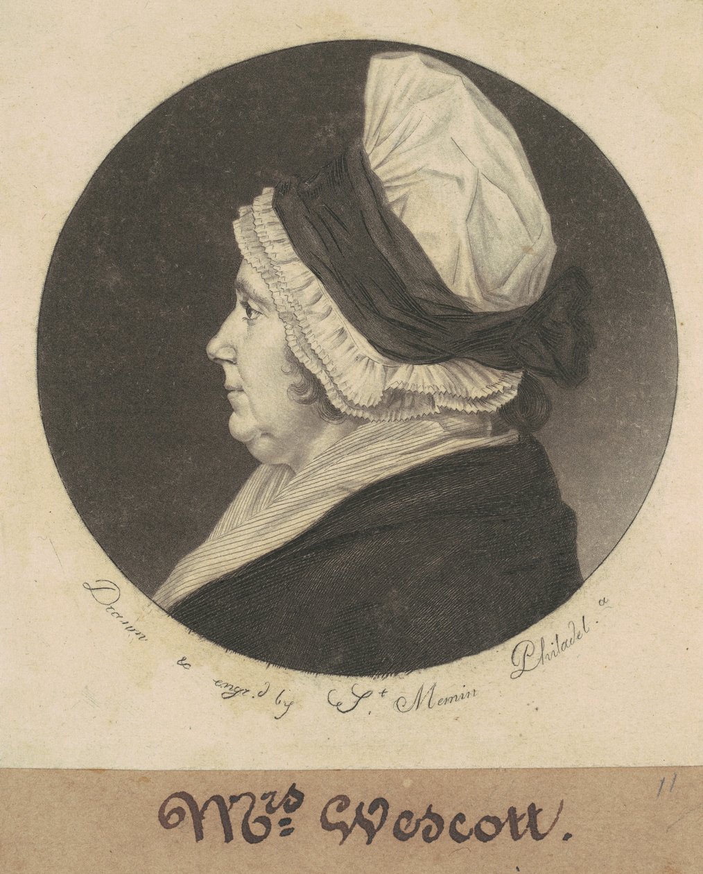 Patience Story Wescott von Charles B. J. Févret de Saint Mémin