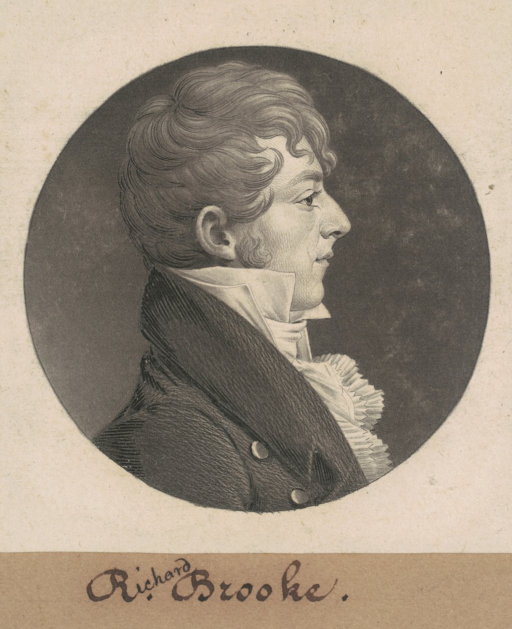 Richard Brooke von Charles B. J. Févret de Saint Mémin