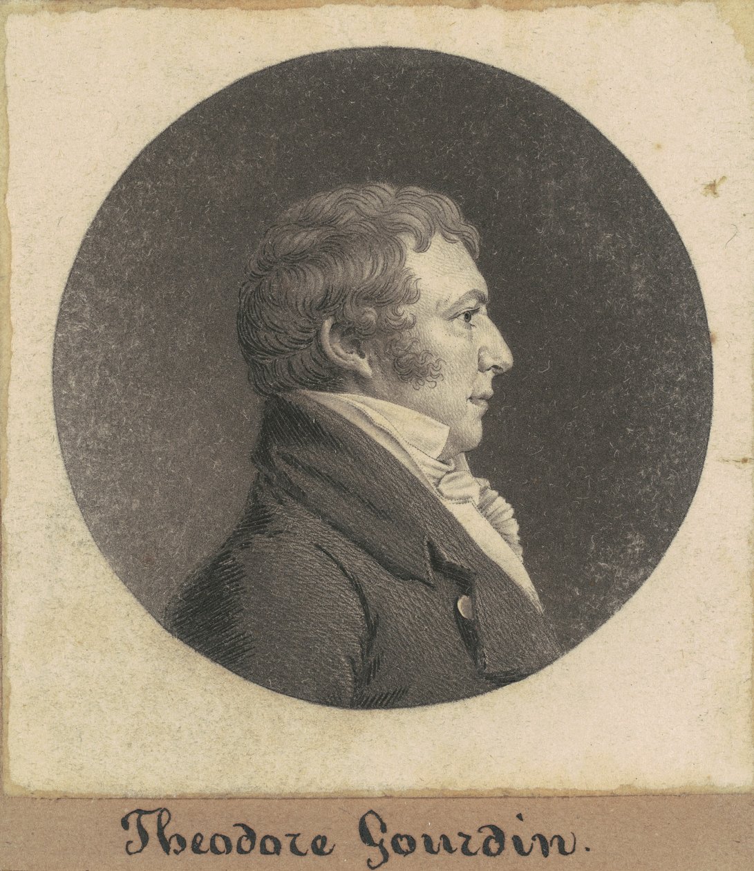 Theodore Gourdin von Charles B. J. Févret de Saint Mémin