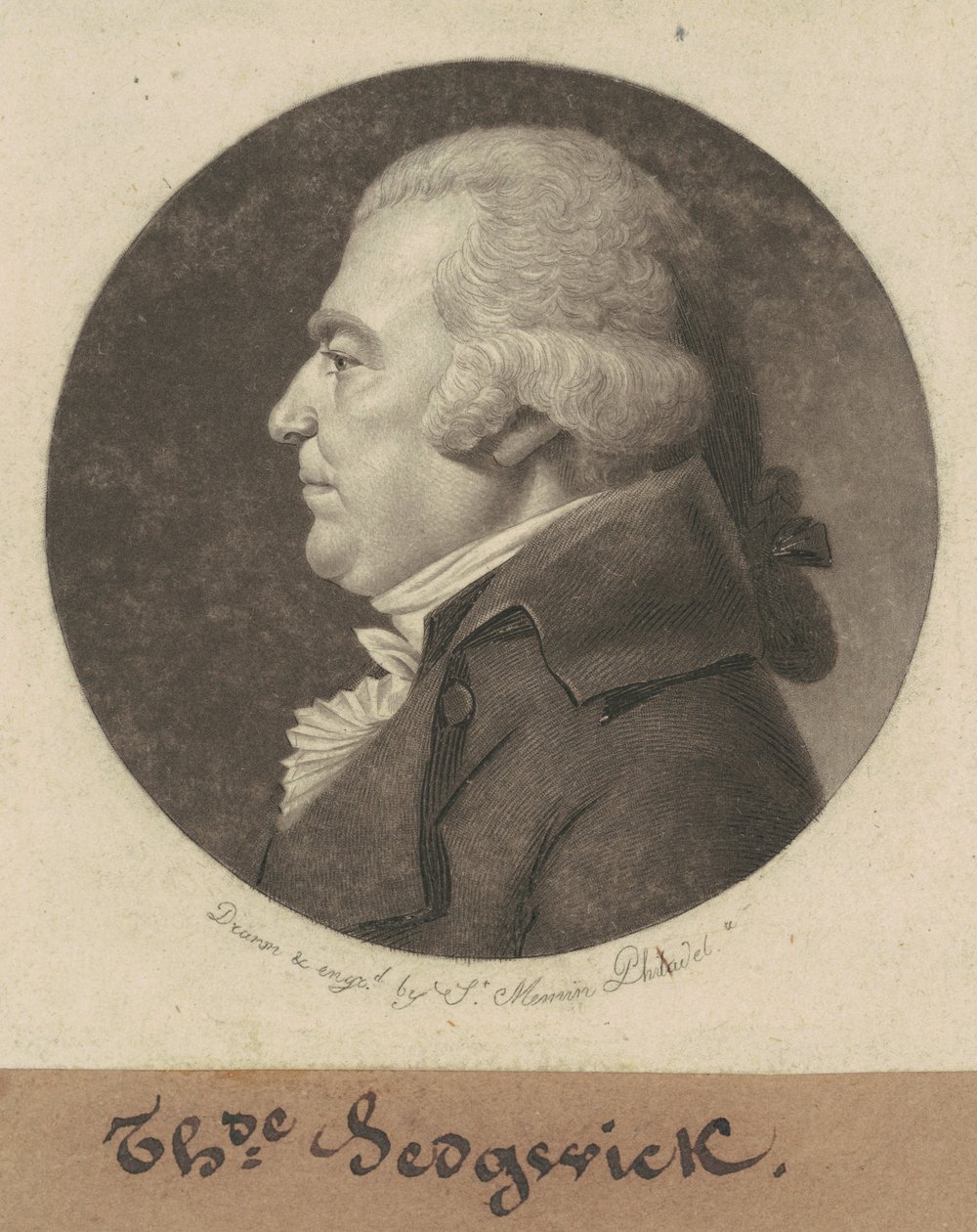 Theodore Sedgwick von Charles B. J. Févret de Saint Mémin