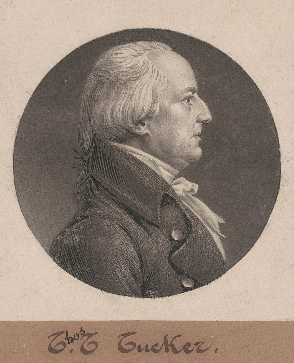 Thomas Tudor Tucker von Charles B. J. Févret de Saint Mémin