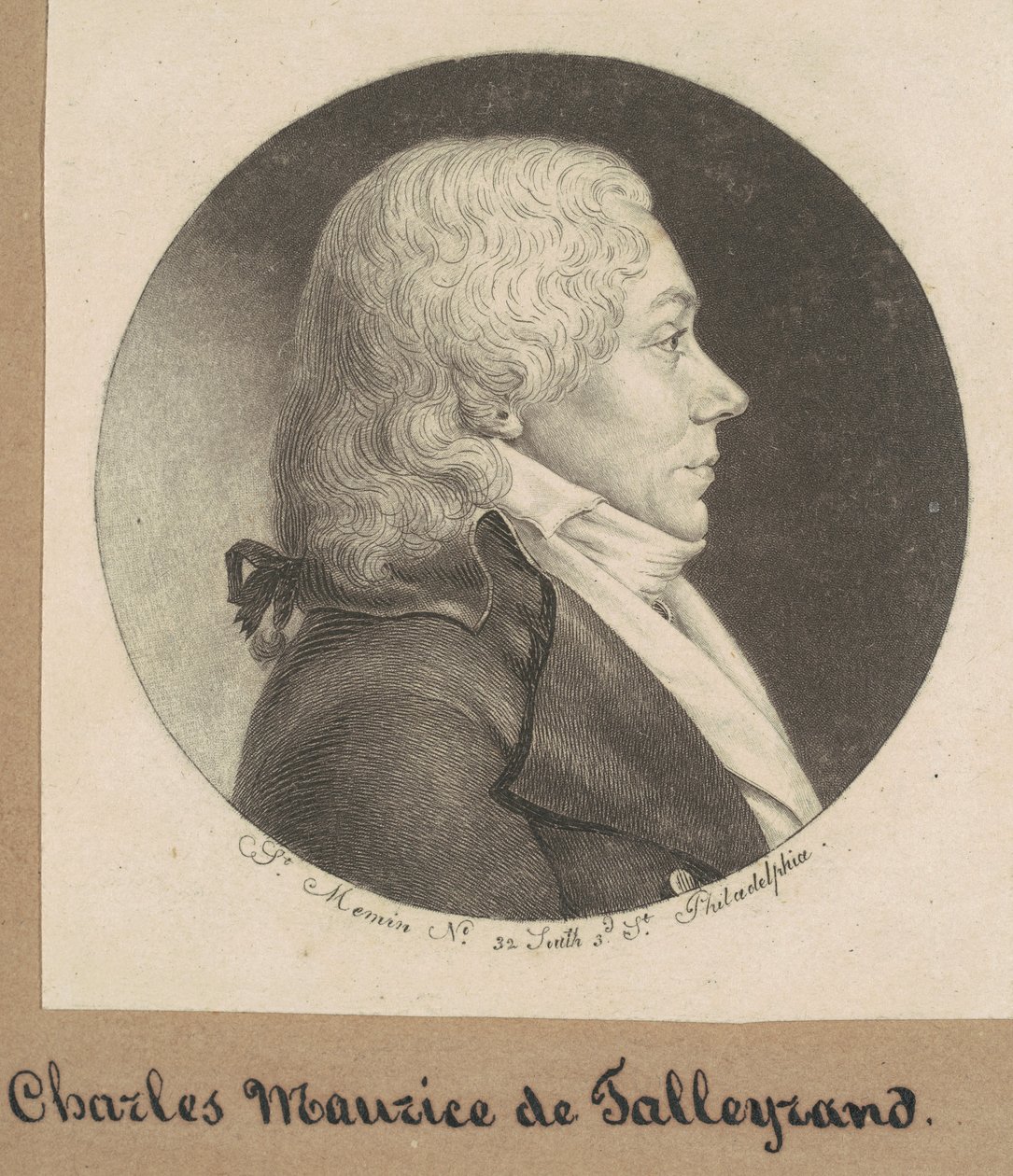 Unbekannter Mann von Charles B. J. Févret de Saint Mémin