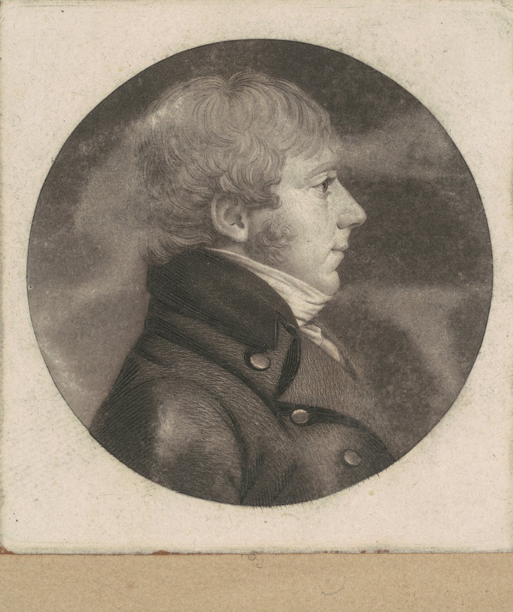 Unbekannter Mann von Charles B. J. Févret de Saint Mémin