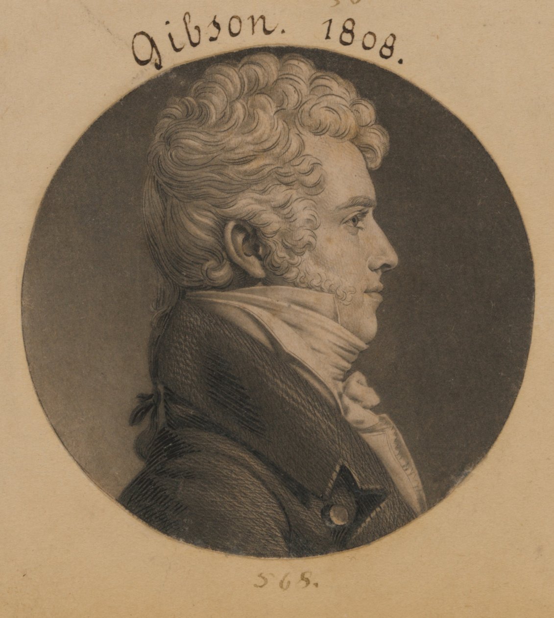 Alexander Gibson von Charles Balthazar Julien Févret de Saint-Mémin