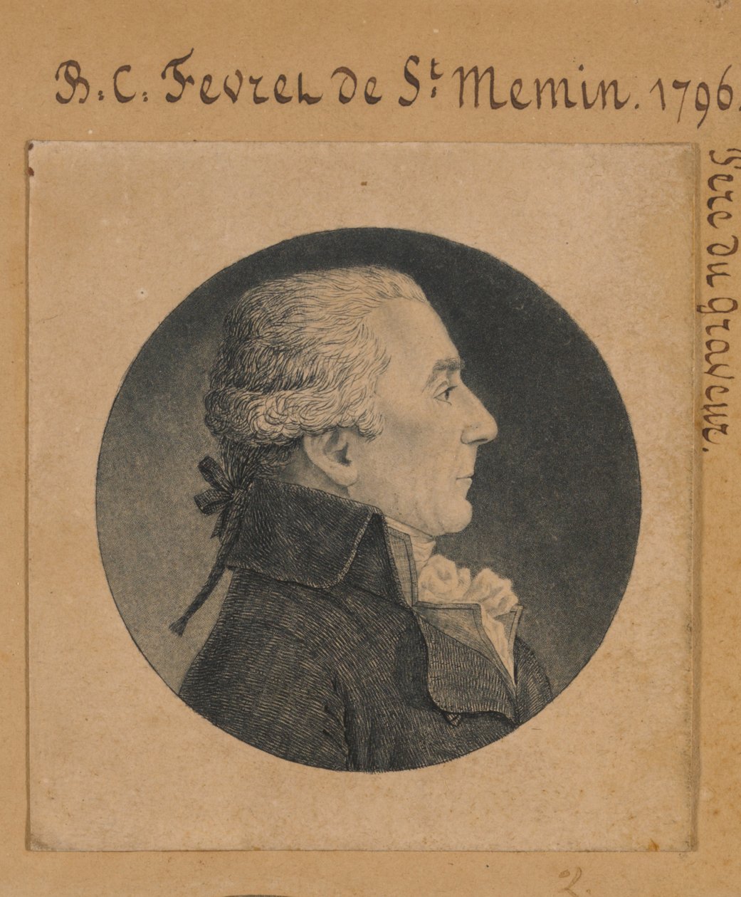 Bénigne-Charles Févret de Saint-Mémin von Charles Balthazar Julien Févret de Saint-Mémin