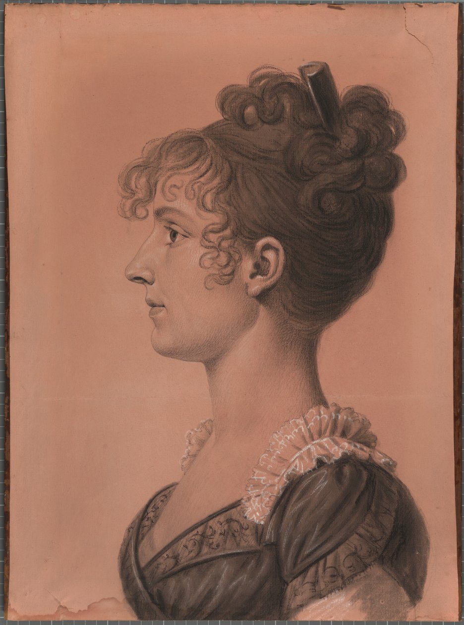 Elizabeth Wirt von Charles Balthazar Julien Févret de Saint-Mémin