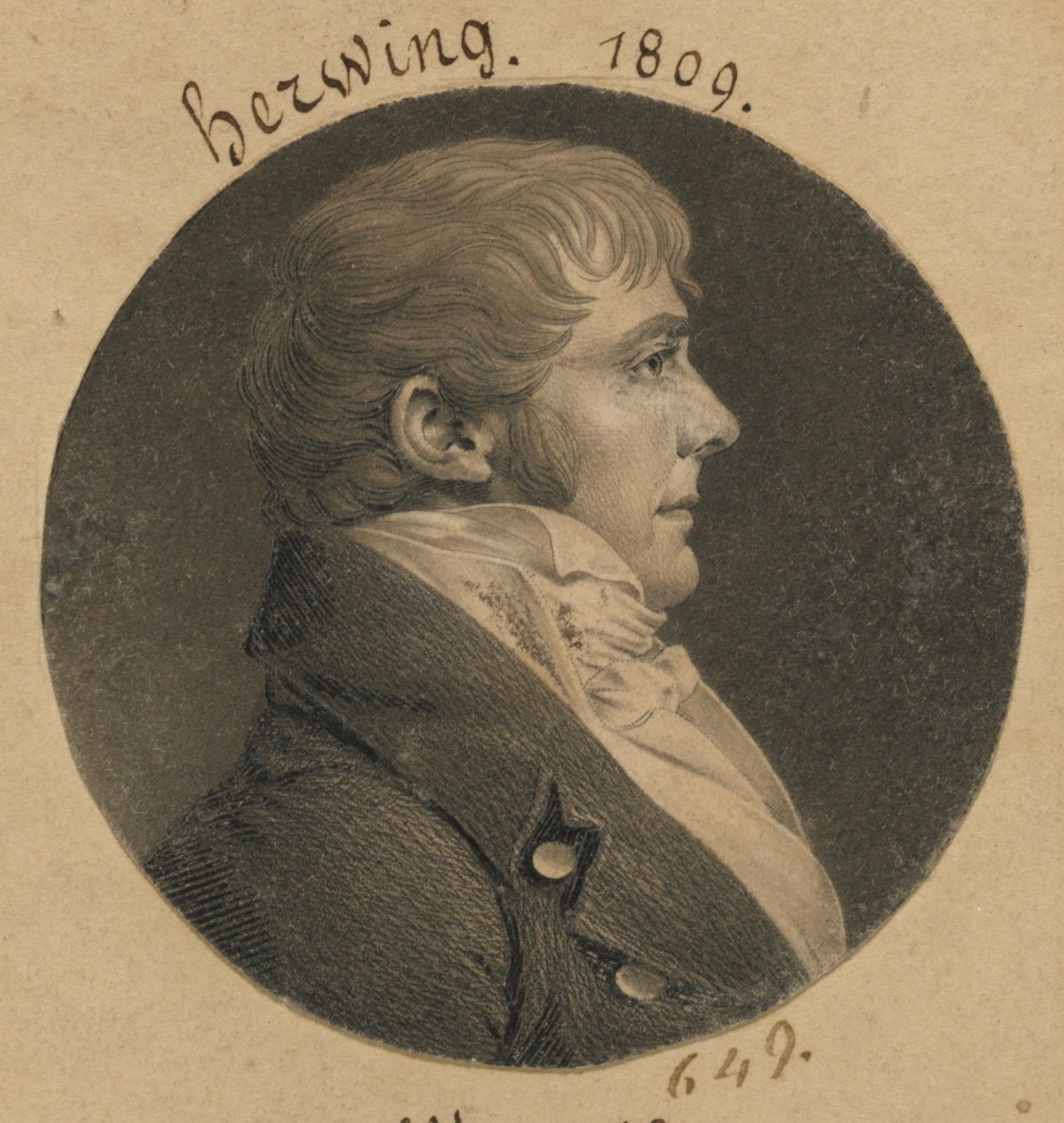 Herwing von Charles Balthazar Julien Févret de Saint-Mémin