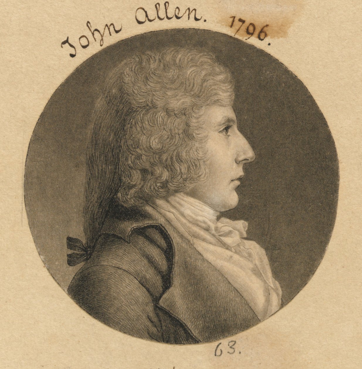 John Allen von Charles Balthazar Julien Févret de Saint-Mémin