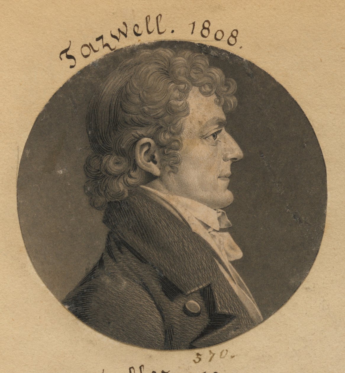 Littleton Waller Tazewell von Charles Balthazar Julien Févret de Saint-Mémin