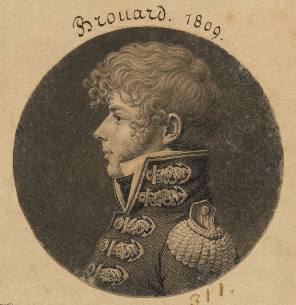 Michel Angelique Brouard von Charles Balthazar Julien Févret de Saint-Mémin