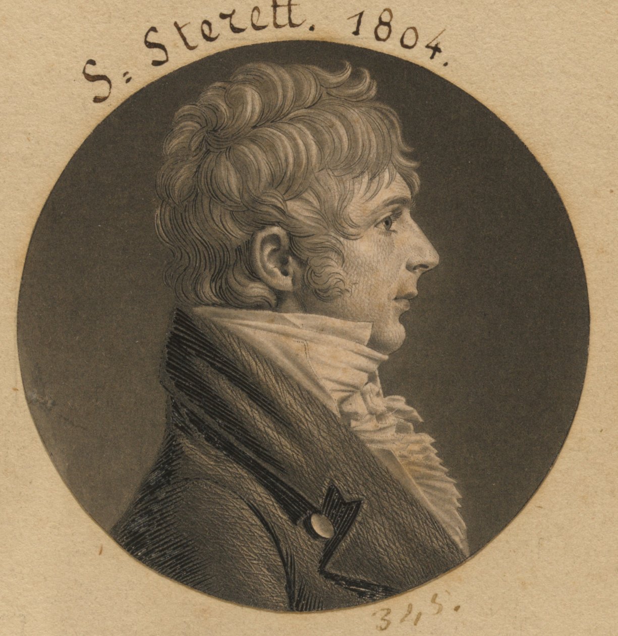 S. Sterett von Charles Balthazar Julien Févret de Saint-Mémin