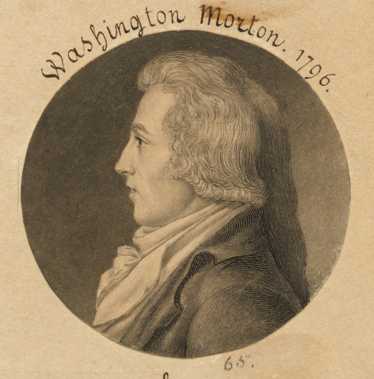 Washington Morton von Charles Balthazar Julien Févret de Saint-Mémin