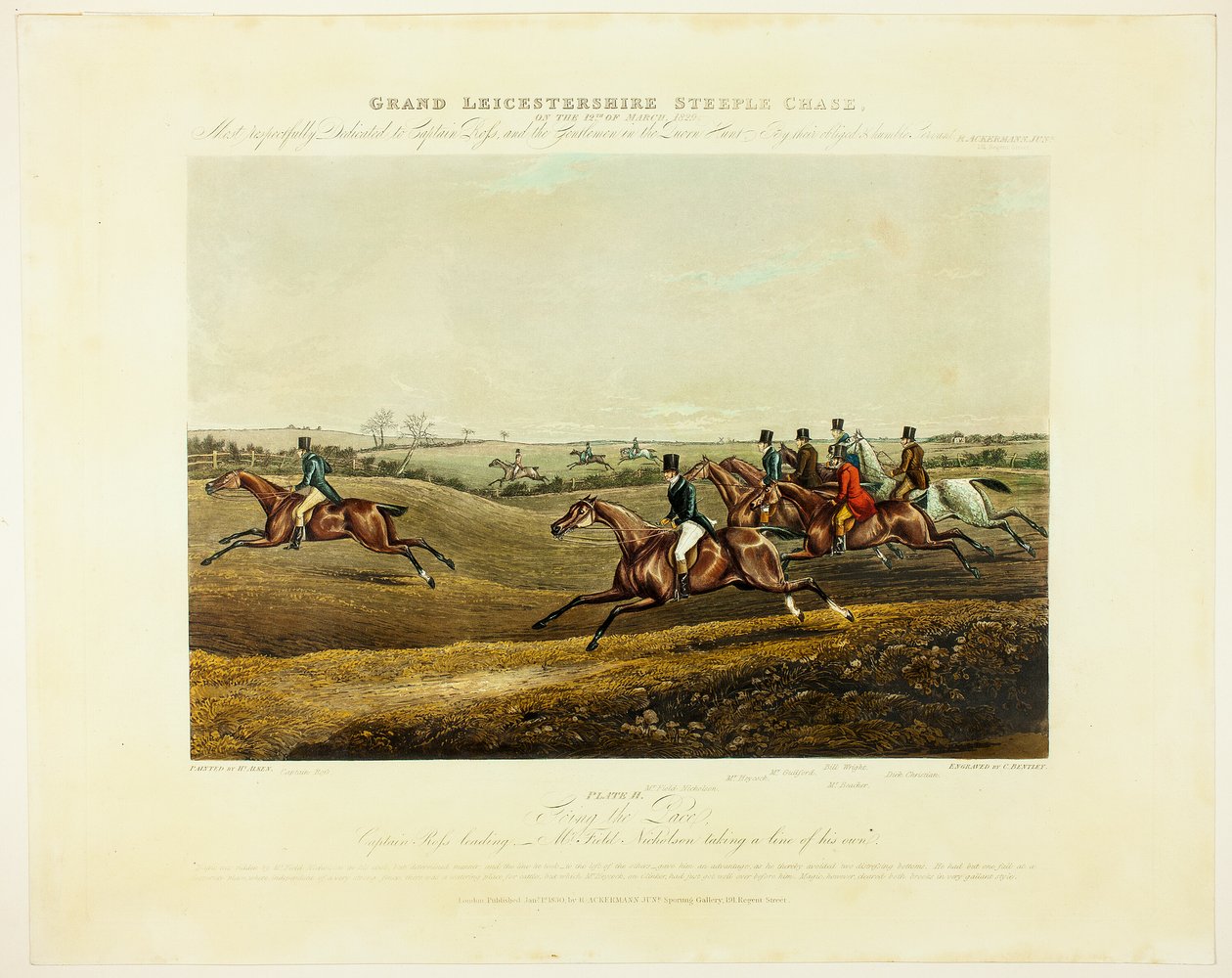 Das Tempo gehen, aus Der große Hindernislauf über Leicestershire von Charles Bentley