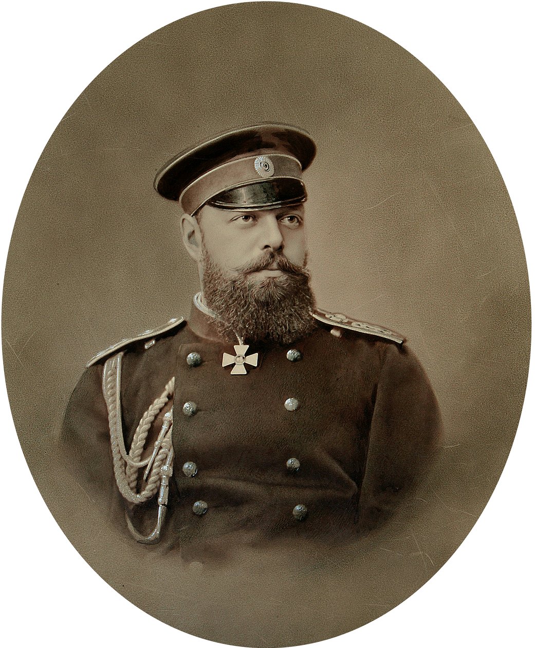 Porträt von Zar Alexander III. von Russland, frühe 1890er Jahre von Charles Bergamasco