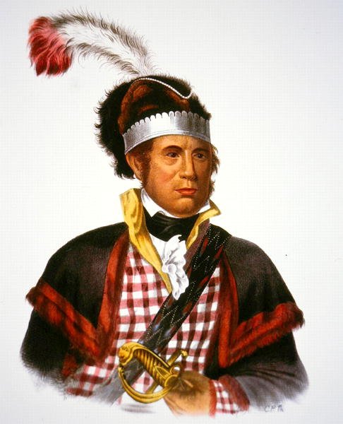 Häuptling McIntosh, Illustration aus 