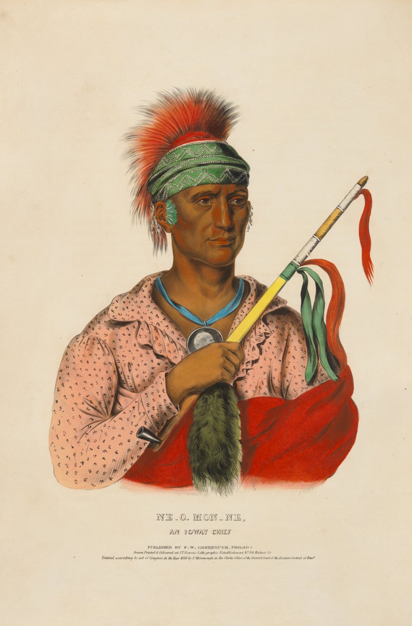 Ne-o-mon-ne - ein Häuptling der Iowa von Charles Bird King