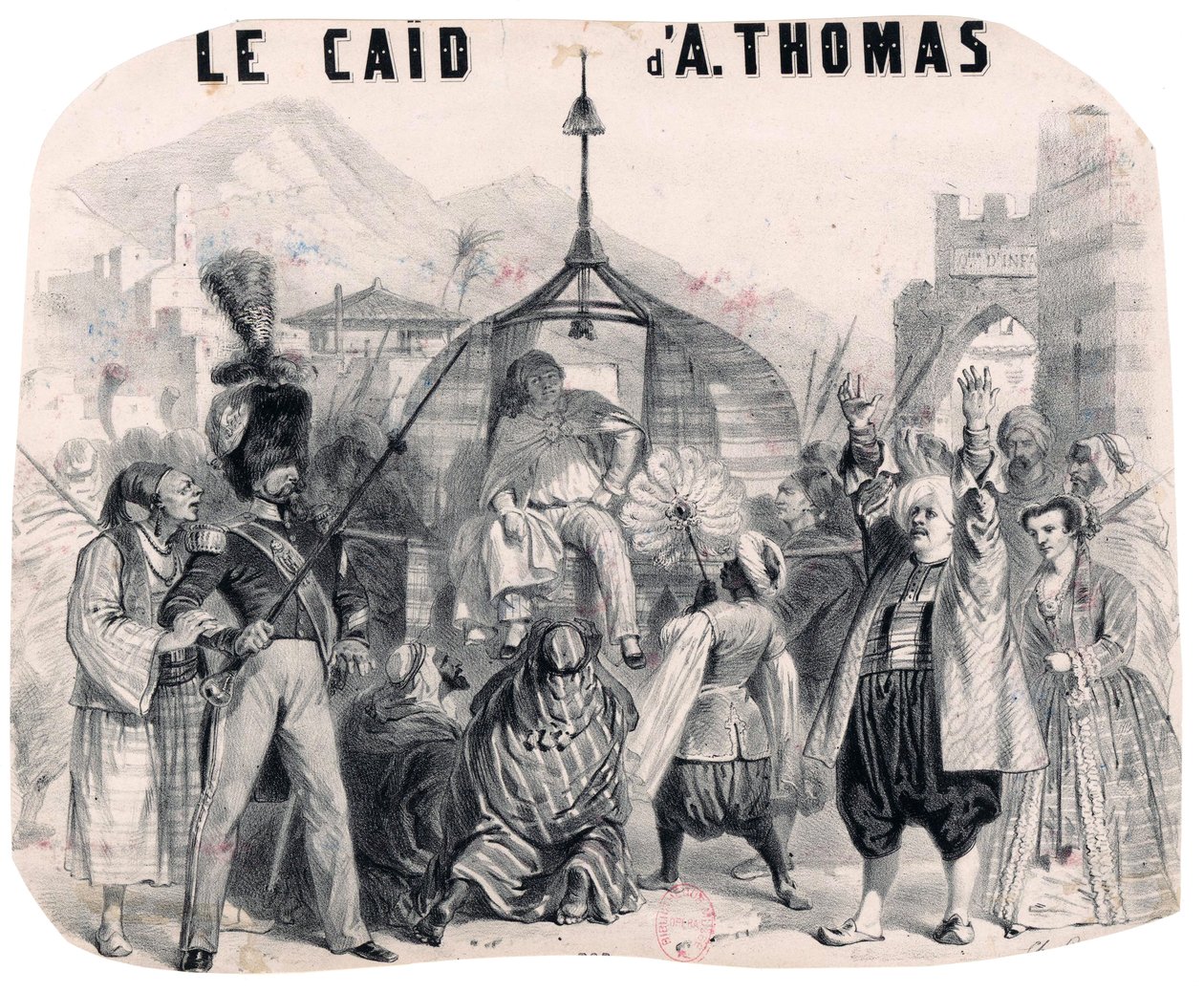 Der Kaid von A. Thomas von Charles Bour