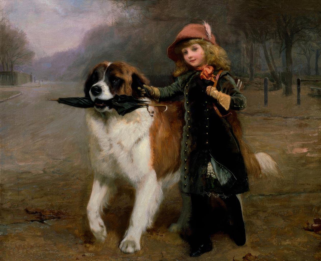 Off to School von Charles Burton Barber