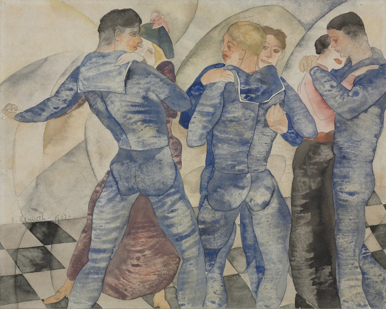 Tanzende Matrosen von Charles Demuth