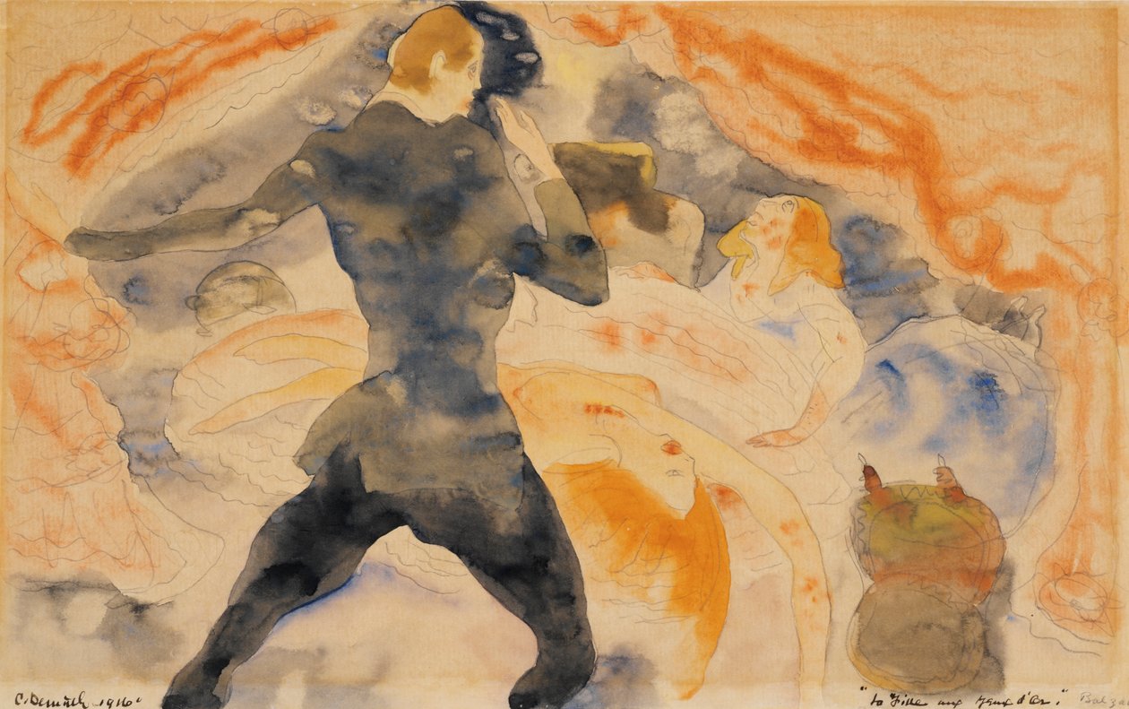 Das Mädchen mit den goldenen Augen von Charles Demuth