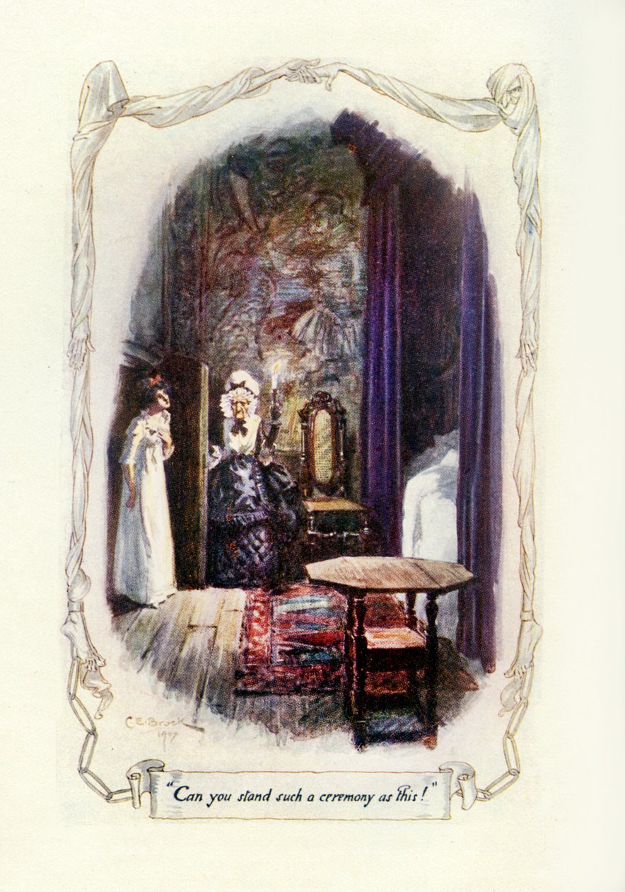 Können Sie eine solche Zeremonie ertragen? (Illustration) von Charles Edmund Brock