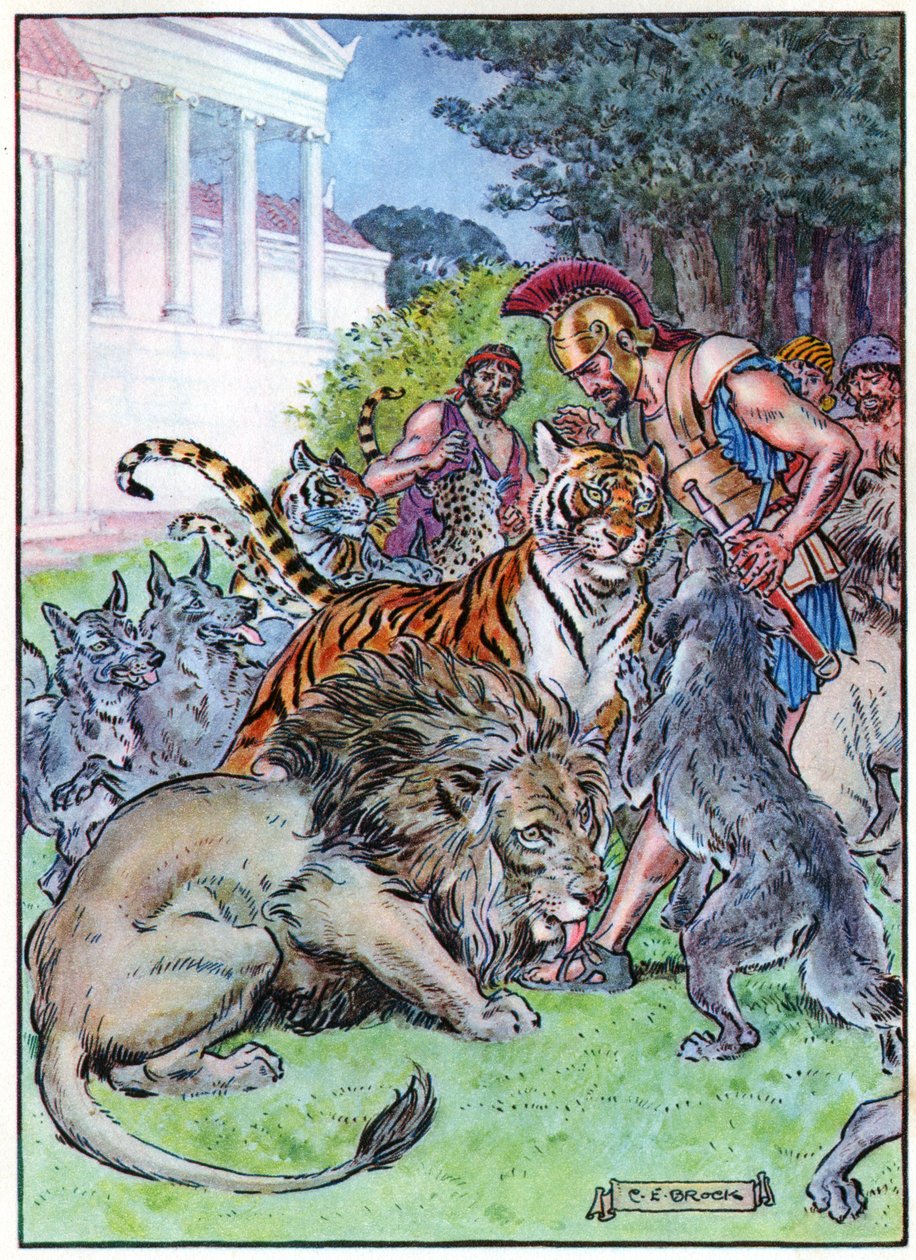 Eurylochus und die Löwen, aus 