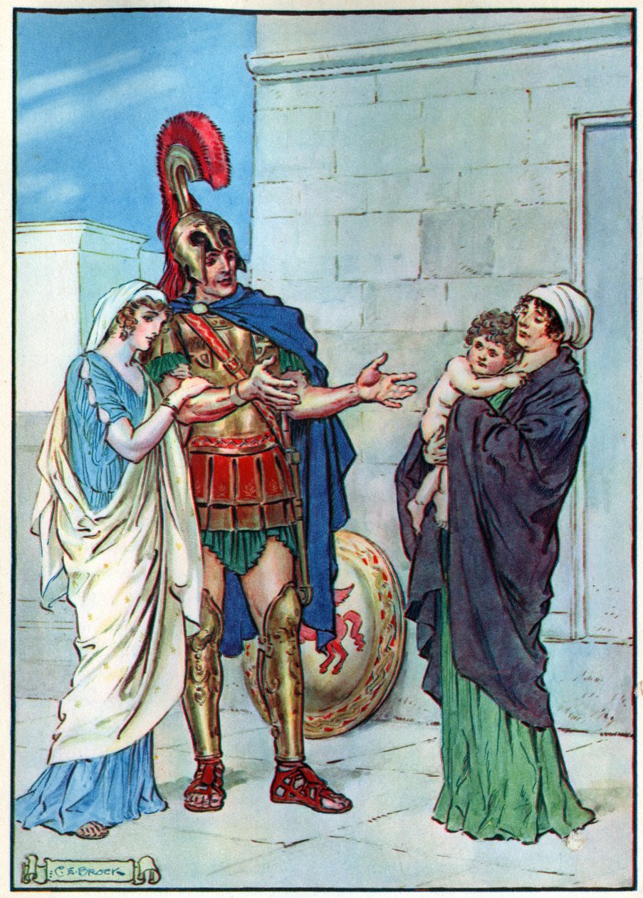 Hektor und Andromache, aus 