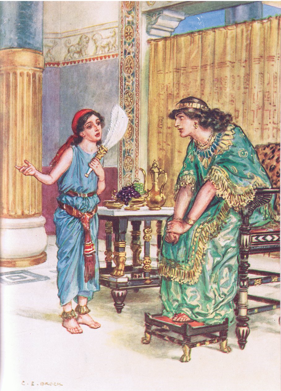 Illustration aus Durch die Bibel, veröffentlicht 1928 von Charles Edmund Brock