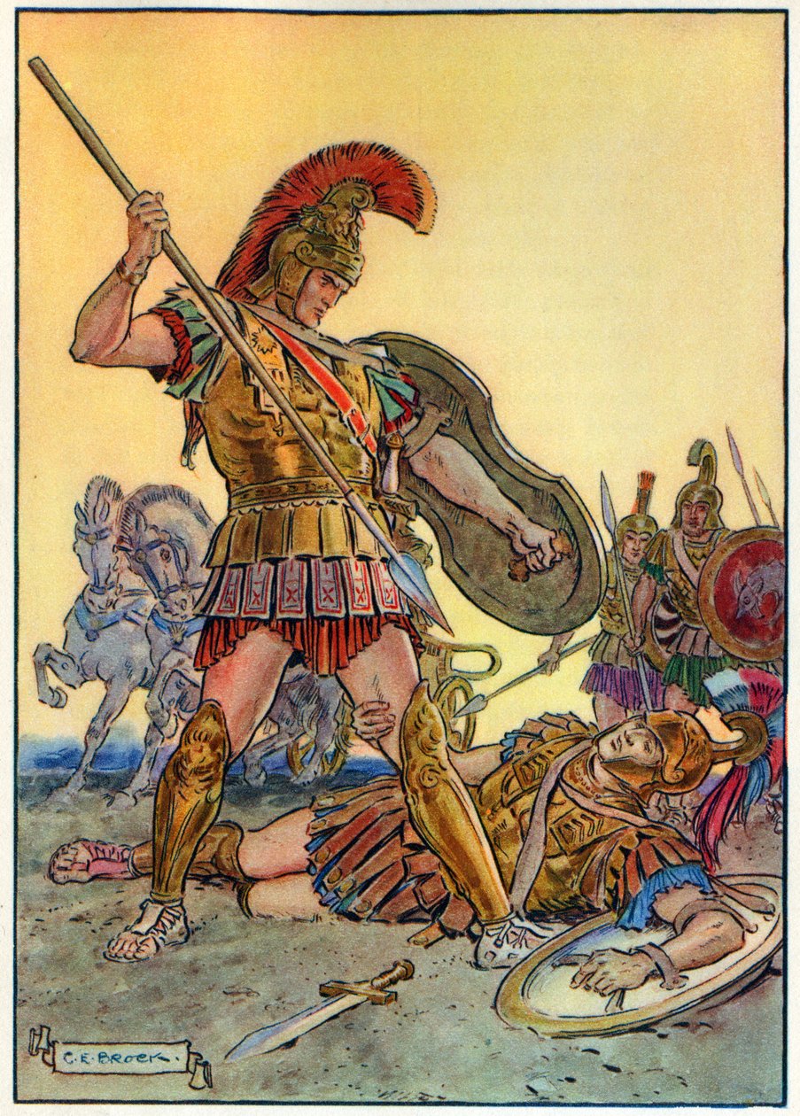 Der Tod von Hector, aus 