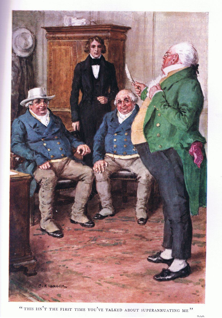 Das ist nicht das erste Mal, dass du darüber sprichst, mich in den Ruhestand zu versetzen von Charles Edmund Brock