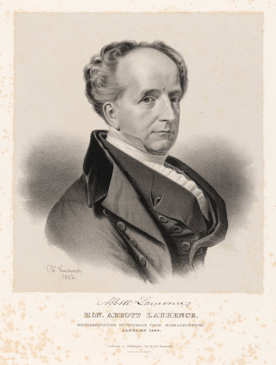 Abbott Lawrence von Charles Fenderich