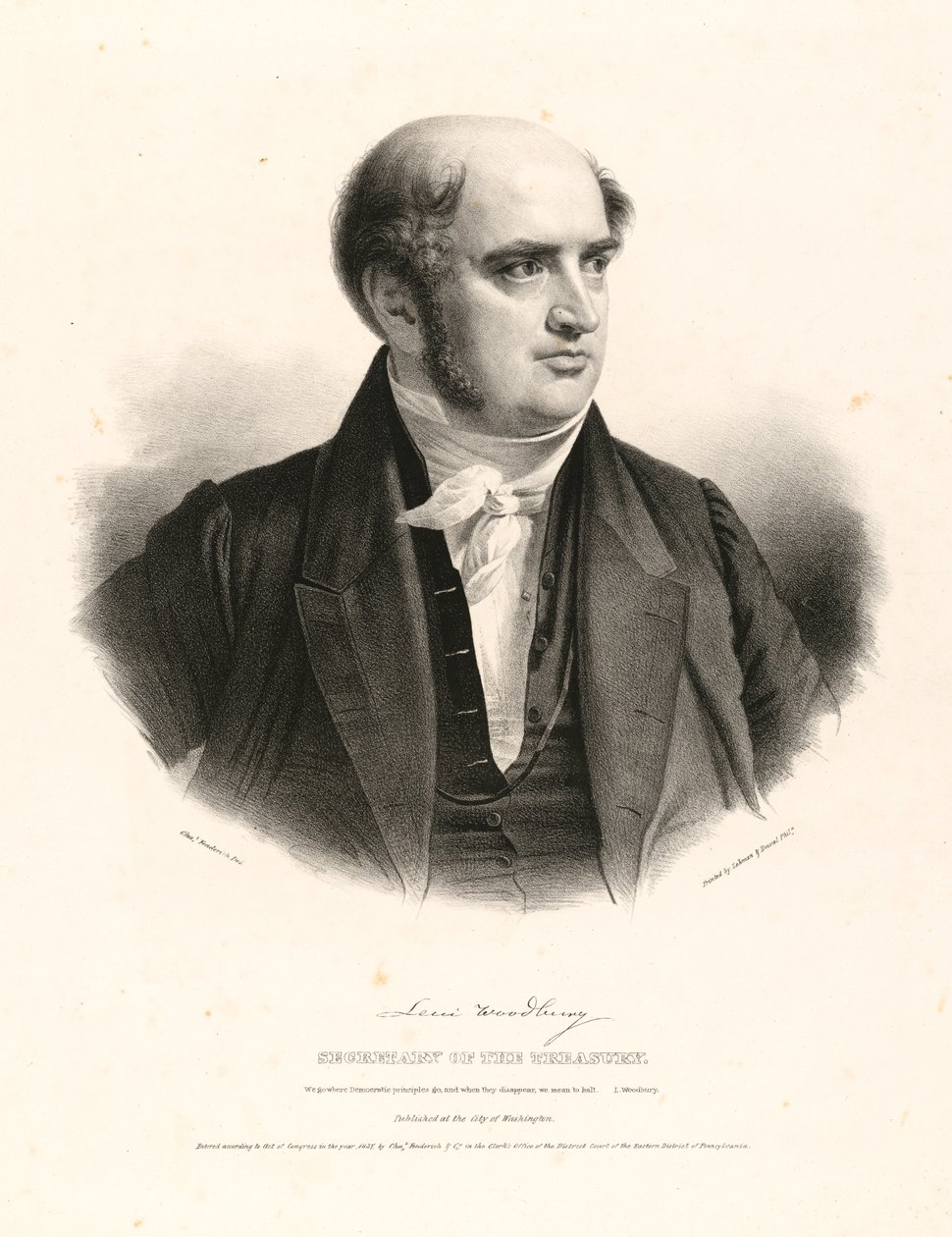 Levi Woodbury von Charles Fenderich