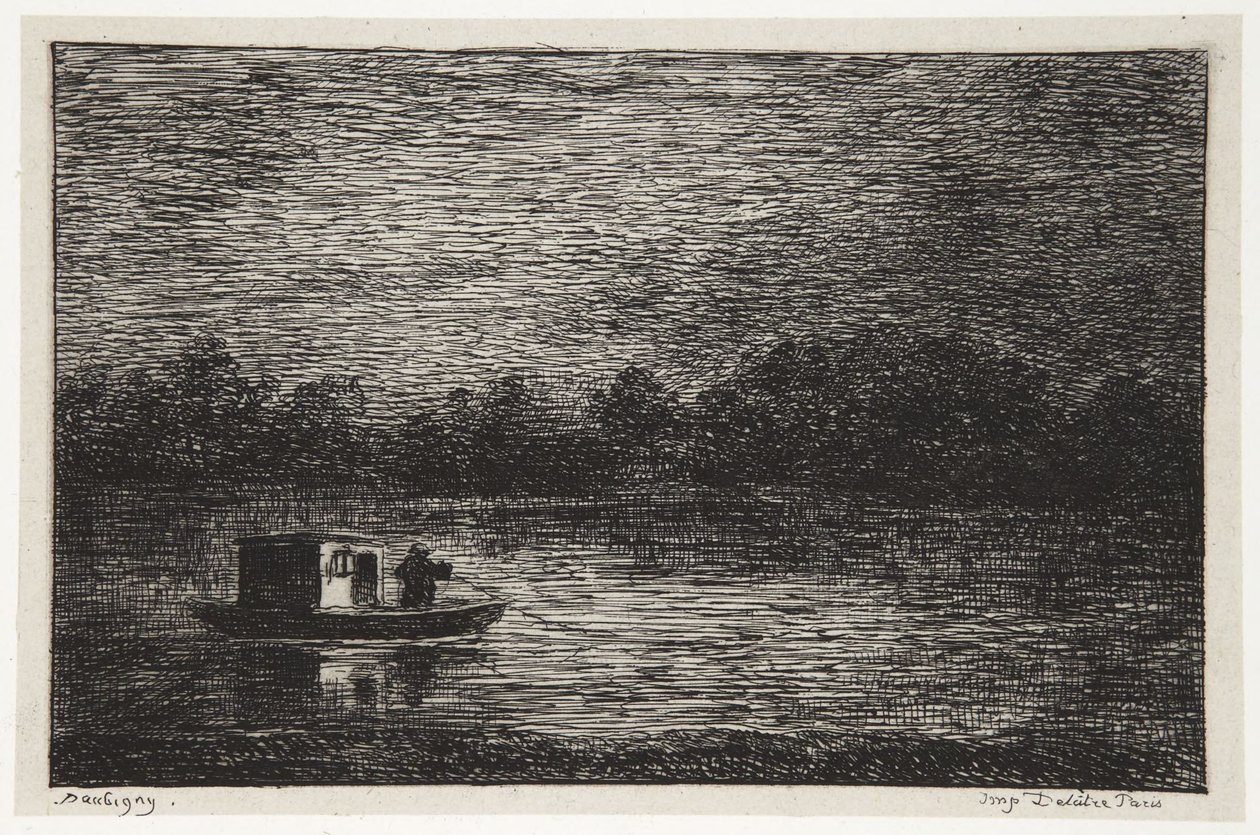 Nachtfahrt von Charles Francois Daubigny