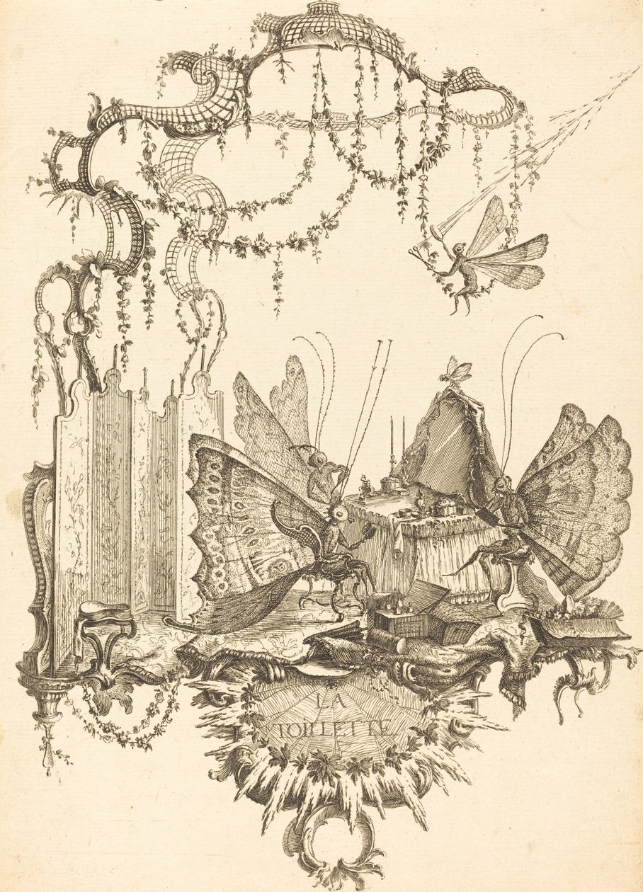Die Toilette von Charles Germain de Saint Aubin