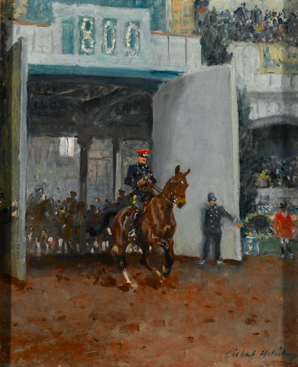 Der Beginn des Royal Tournament in Olympia von Charles Gilbert Holiday