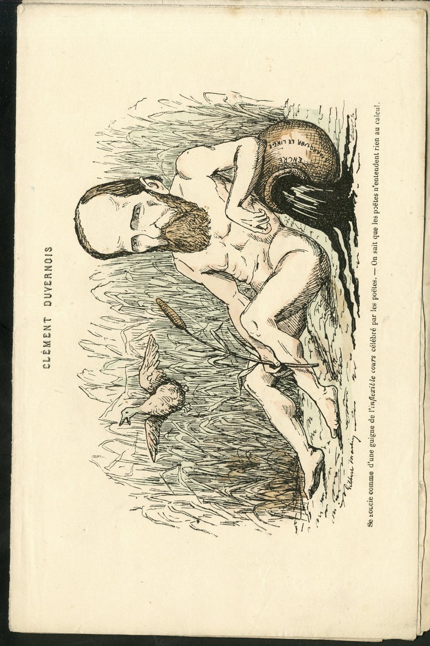 Illustration von Charles Gilbert-Martin (1839-1905) in „Zeitgenössische Grimassen“ von Charles Gilbert Martin
