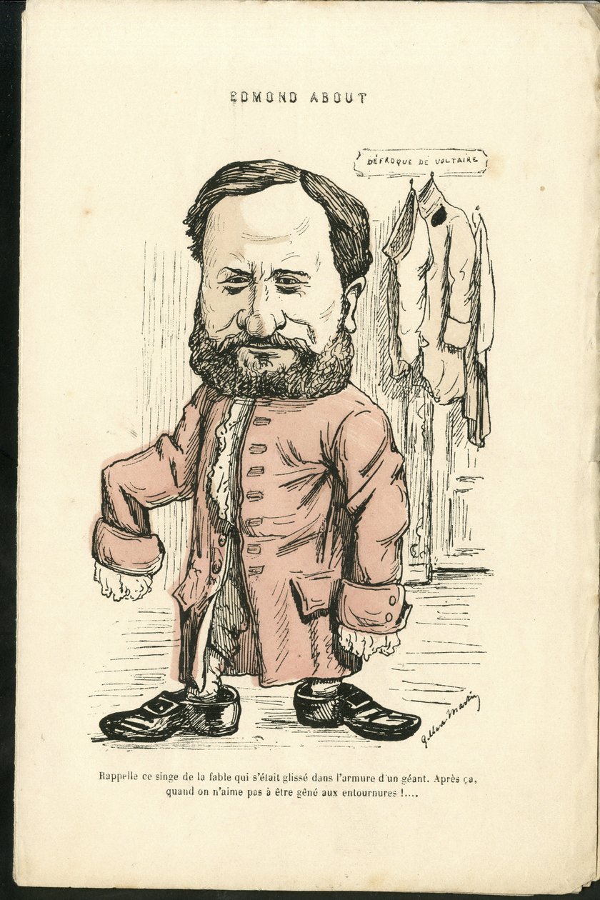 Illustration von Charles Gilbert-Martin (1839-1905) in Grimaces contemporaines von Charles Gilbert Martin