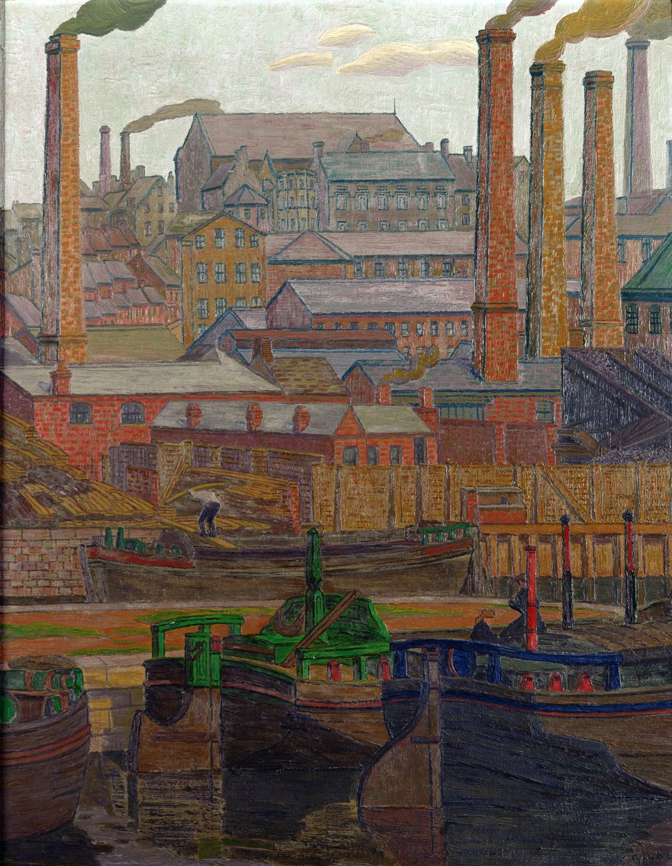 Leeds-Kanal von Charles Ginner