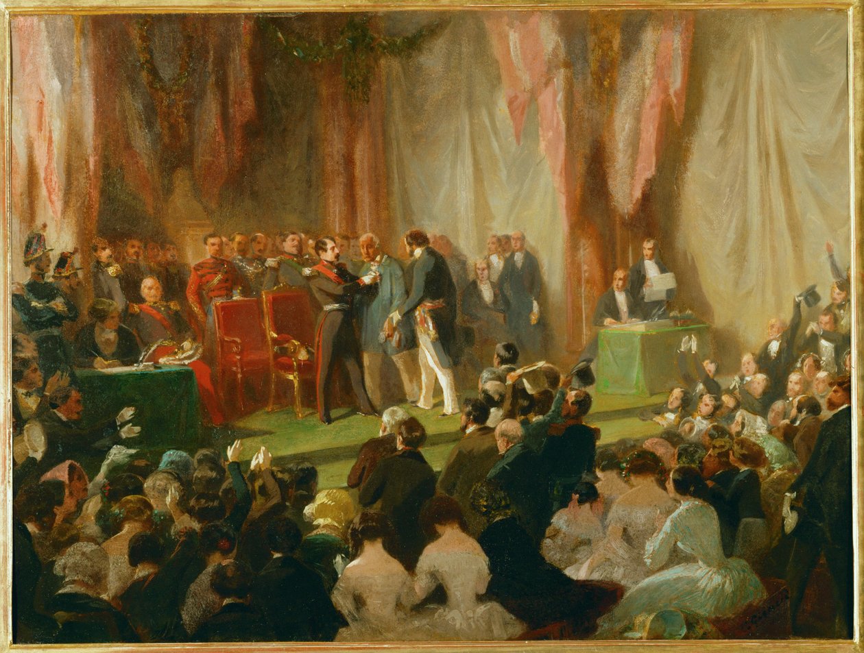 Louis Napoleon Bonaparte, Prinzpräsident und später Kaiser III von Charles Giraud