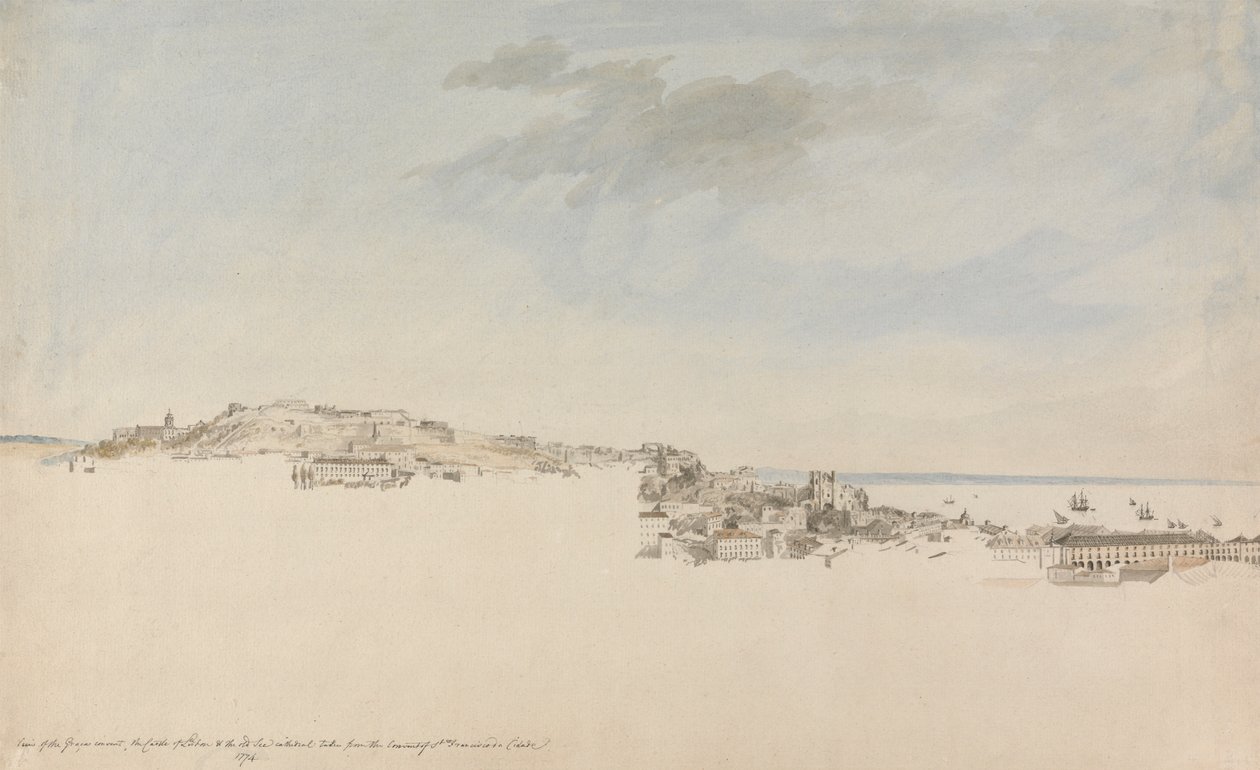 Lissabon vom Kloster St. Franziskus da Zitadelle von Charles Gore