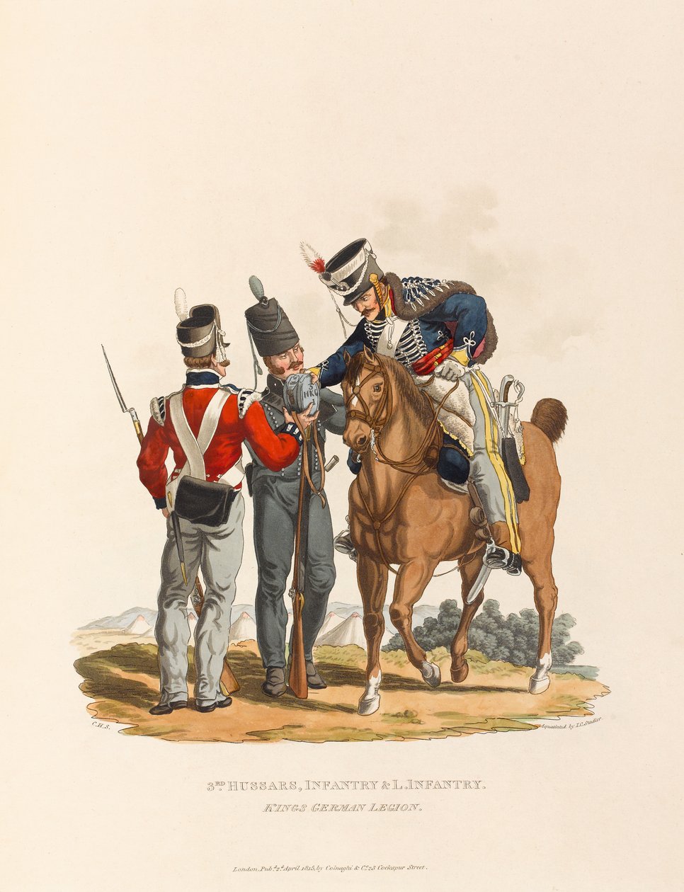 3. Husaren, Infanterie und Leichte Infanterie. King