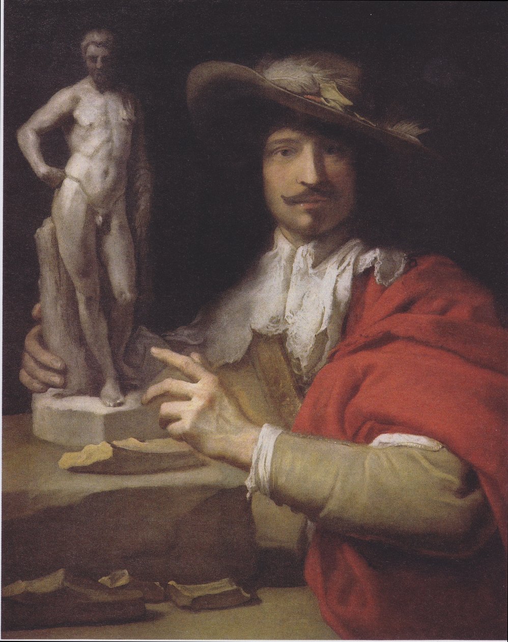 Porträt des Bildhauers Nicolas le Brun von Charles Le Brun