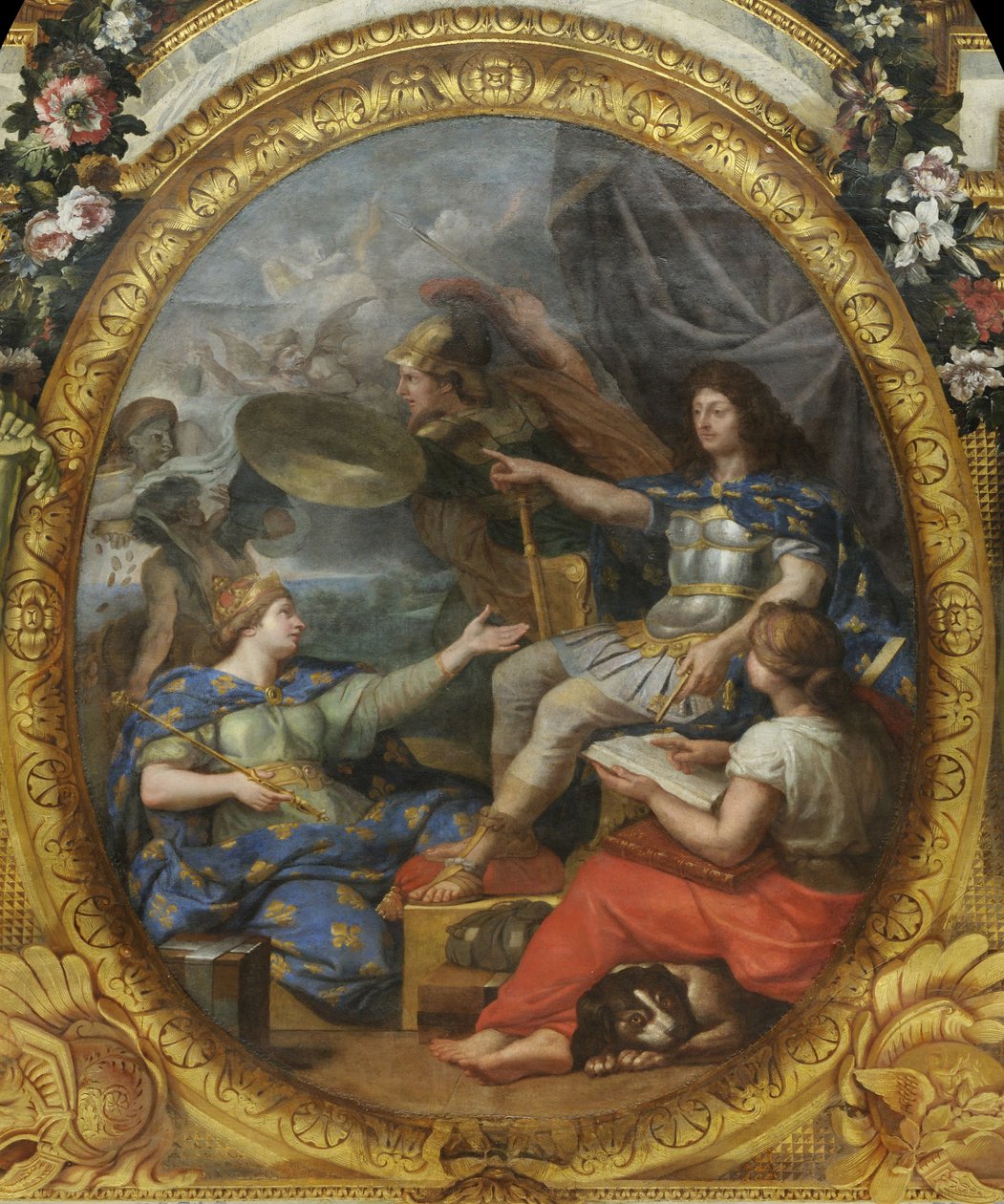 Ordnung in den Finanzen des Königreichs wiederhergestellt, 1662, 1680er Jahre von Charles Le Brun