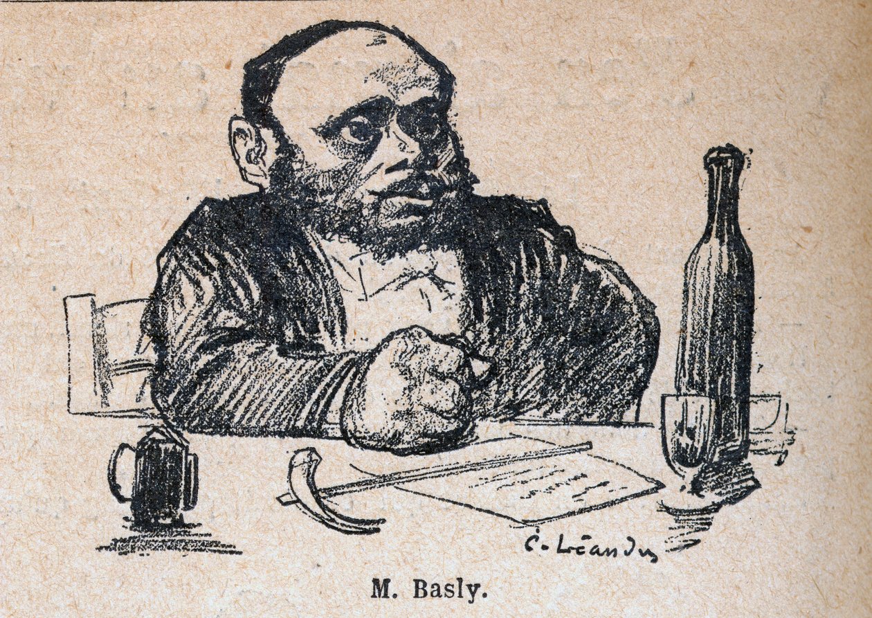 Émile Basly (1835-1928), Abgeordneter von Paris - Gravur in 