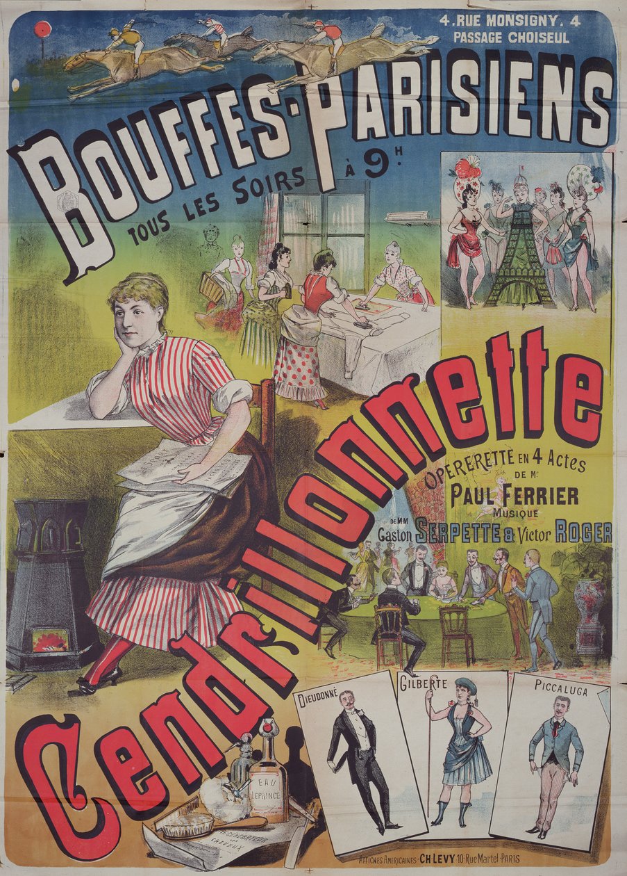 Plakat für die Operette 