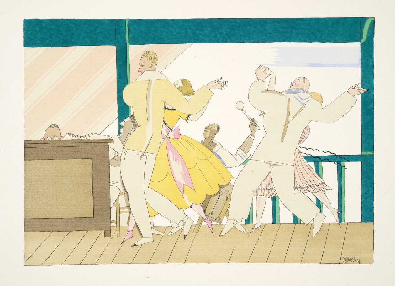 Le Tango, aus Sports & Divertissements, veröffentlicht 1914 von Charles Martin