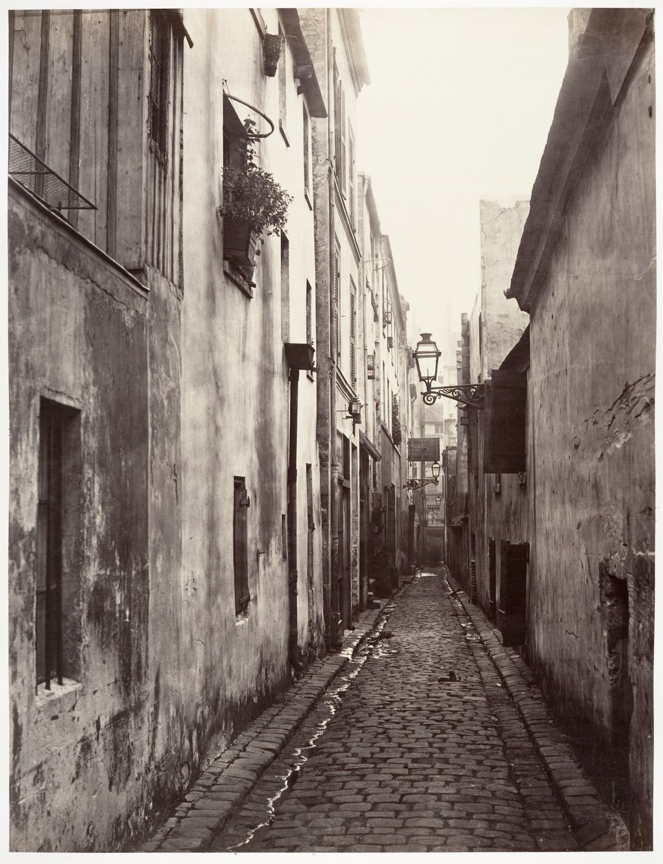 Impasse Briare (de la Cité Coquenard) von Charles Marville