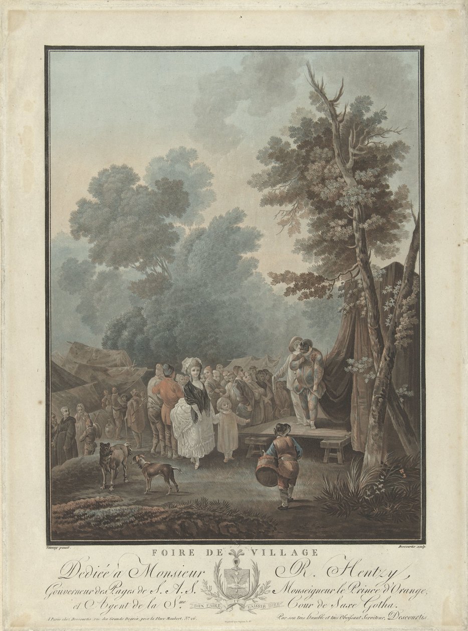 Dorffest von Charles Melchior Descourtis