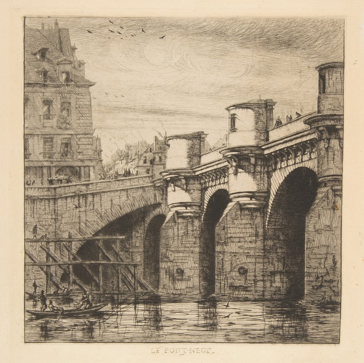 Pont-Neuf, Paris von Charles Meryon